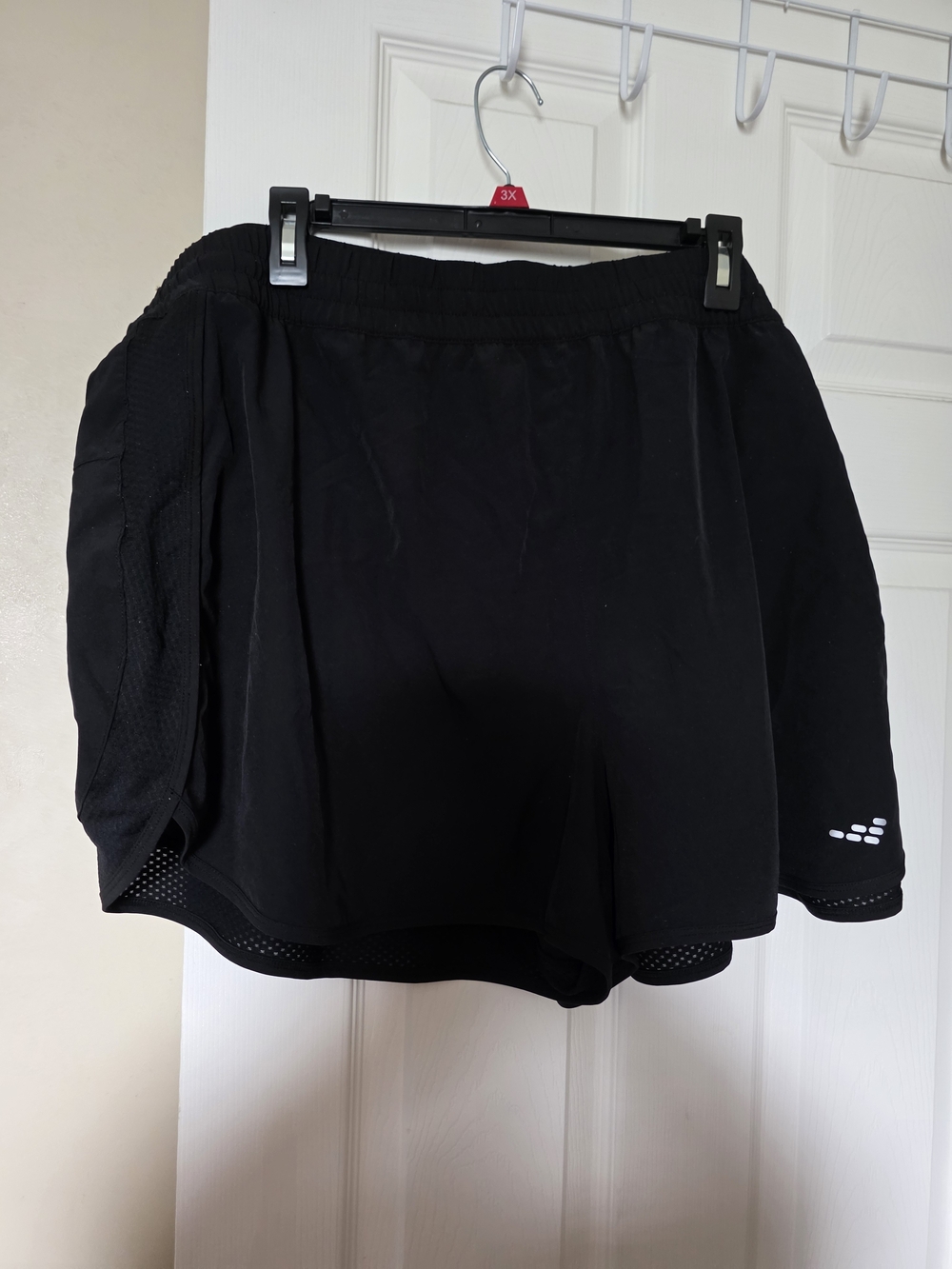 Women's Black Athletic Running Shorts